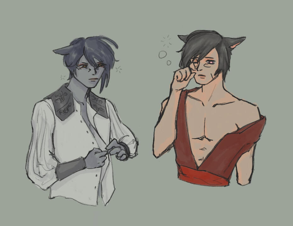 getting ready in the morning